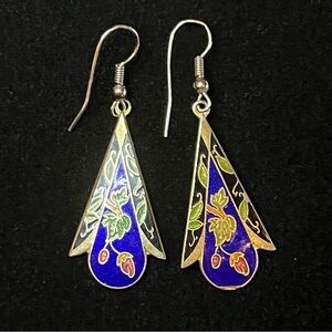 Vintage Cloisonné Earrings